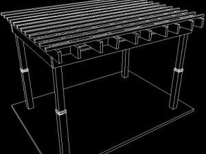 pergola 7 freestanding Modèle 3D