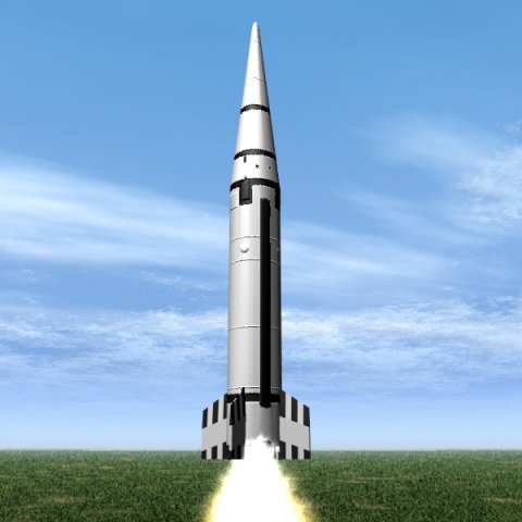 chinese css6 srbm missile 3D Модель .c4d .max .obj .3ds .fbx .stl .blend 