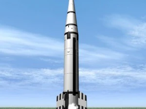 Китайская ракета СРБМ CSS6 3D Модель