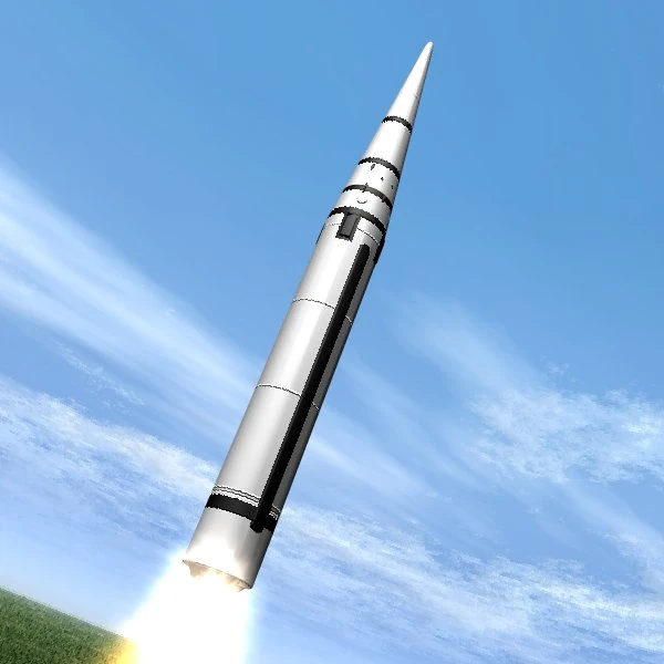 chinese css6 mod 1 srbm missile 3D Model .c4d .max .obj .3ds .fbx .stl .blend 