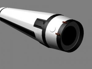 chinese css6 mod 2 srbm missile 3D Модель