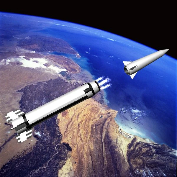chinese css6 mod 2b srbm missile 3D Model .c4d .max .obj .3ds .fbx .stl .blend 