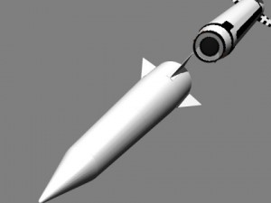 chinese css6 mod 2b srbm missile 3Dモデル