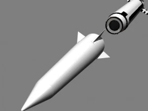 chinese css6 mod 2b srbm missile 3D Model