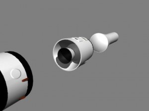 chinese css6 mod 3 srbm missile Modelo 3D