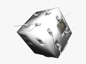 iranian satellite omid Model 3D