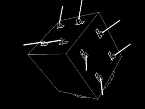 iranian satellite omid 3D Model