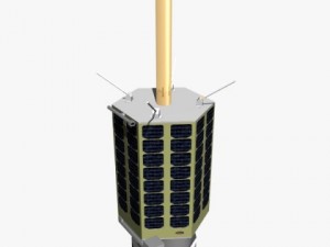 iranian satellite rasad1 Modello 3D