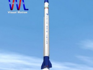 iranian safir2 block i rocket 3D Model