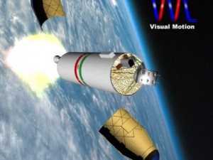 iranian safir2 block i rocket 3D Model