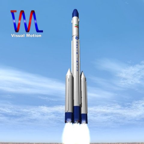 iranian safir2 block ii rocket concept 1 3D Model .c4d .max .obj .3ds .fbx .stl .blend 