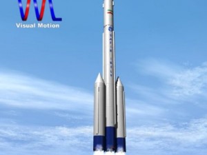 iranian safir2 block ii rocket concept 1 3D Model
