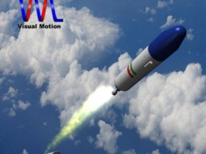 iranian safir2 block ii rocket concept 1 3D Model
