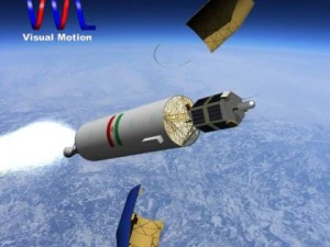 iranian safir2 block ii rocket concept 1 3D Model