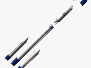 iranian safir2 block ii rocket concept 1 3D Model