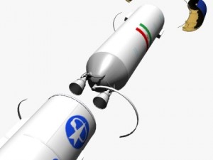 iranian safir2 block ii rocket concept 1 3D Model