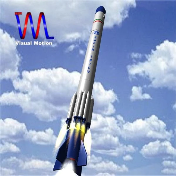 iranian safir2 block ib rocket 3D Model .c4d .max .obj .3ds .fbx .stl .blend