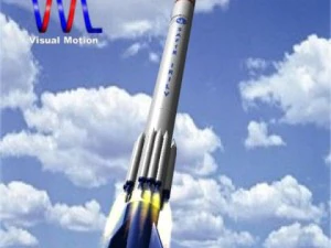 foguete safir2 bloco ib iraniano Modelo 3D