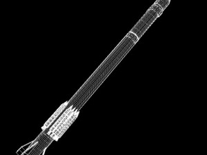 iranian safir2 block ib rocket 3D Модель