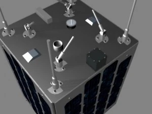 iranian satellite zafar 3D Model