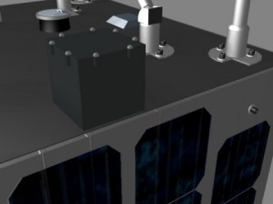 iranian satellite zafar Model 3D