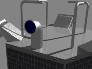 iranian satellite fajr Modelo 3D