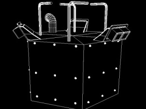 iranian satellite fajr 3D Model