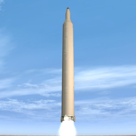 iranian qiam1 srbm missile 3Dモデル .c4d .max .obj .3ds .fbx .stl .blend 