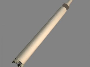 iranian qiam1 srbm missile 3Dモデル
