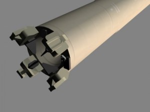 iranian qiam1 srbm missile 3Dモデル