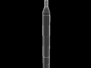 iranian qiam1 srbm missile 3Dモデル