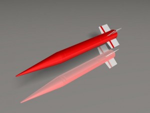 pakistan hatfi bsrsm missile 3D Model