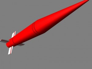 pakistan hatfi bsrsm missile 3D Model