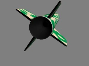pakistan hatfib bsrsm missile 3D Model