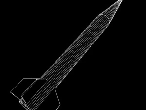 pakistan hatfib bsrsm missile 3D Model