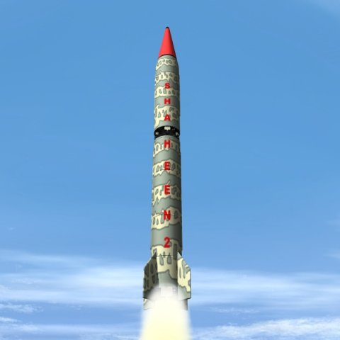 pakistan hatfvi mrbm missile 3Dモデル .c4d .max .obj .3ds .fbx .stl .blend 