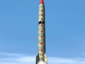 Pakistanische Hatfvi-MRBM-Rakete 3D Modell