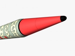 pakistan hatfvi mrbm missile 3Dモデル