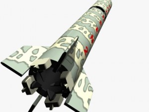 pakistan hatfvi mrbm missile 3Dモデル