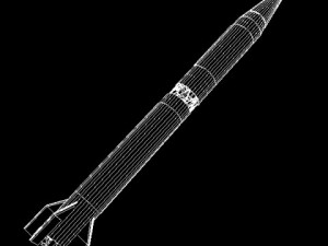 pakistan hatfvi mrbm missile 3Dモデル