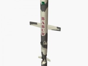 pakistan hatfvii babur cruise missile 3D Model