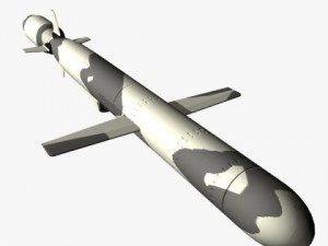 pakistan hatfvii babur cruise missile 3D Model