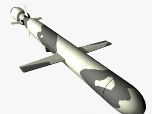 pakistan hatfvii babur cruise missile 3D Model