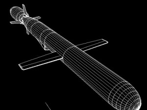 pakistan hatfvii babur cruise missile 3D Model
