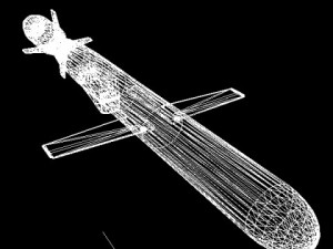 pakistan hatfvii babur cruise missile 3D Model