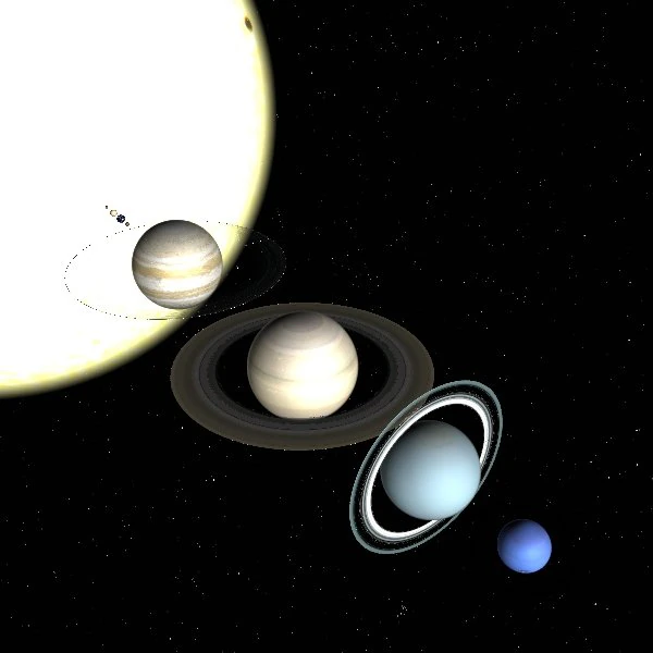 solar system planets  sun 3D Model .c4d .max .obj .3ds .fbx .stl .blend 