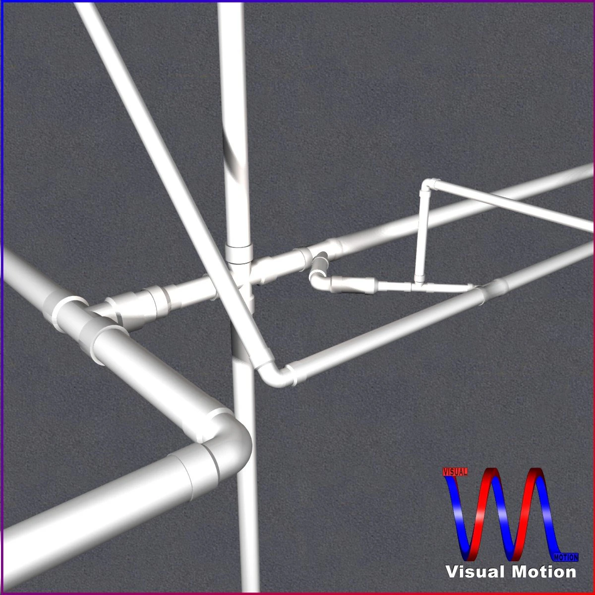 pvc plumbing pipe collection 3D Model .c4d .max .obj .3ds .fbx .stl .blend 