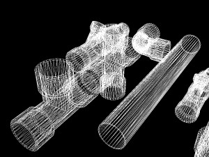 pvc plumbing pipe collection 3D Model