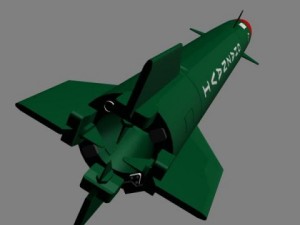 pakistan hatfiii srbm missile 3D Model