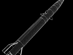 pakistan hatfiii srbm missile 3D Model